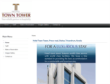 Tablet Screenshot of hoteltowntower.com